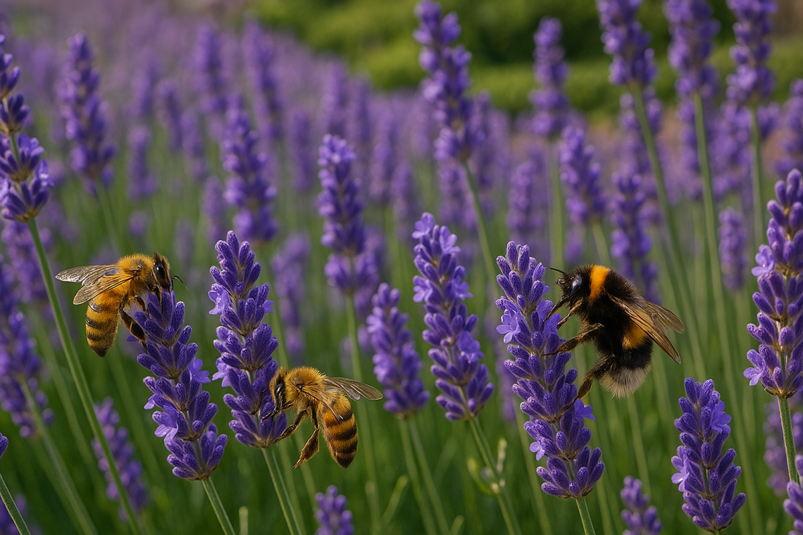 Lavendel und Bienen: Eine nützliche Partnerschaft?