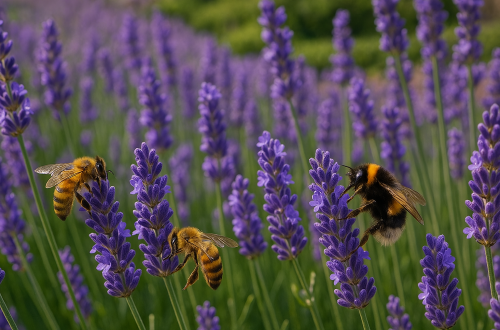 Lavendel und Bienen: Eine nützliche Partnerschaft?